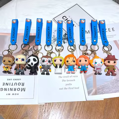 Horror Movie a Nightmare on Elm Street Keychain Cosplay Horror Halloween Party Accessories Gifts Car