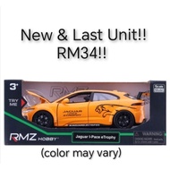 (New & Licensed By Jaguar) RMZ Hobby 1:32 Jaguar I-Pace eTrophy Premium Die Cast Model