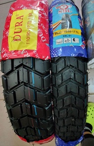 110-90-17/90-90-17 DURA TIRE AND SBL TIRE TUBELESS(DUAL SPORTS)