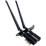 WiFi 6E AXE5400 PCIe WiFi Card Intel AX210 Chipset with Bluetooth 5.3 Adapter Tri-Band 2.4G/5G/6GHz