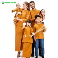 Baju Raya By Laboo Set Family Sedondon 15 Warna - Yellow Mustard/Kuning Mustard