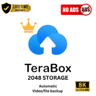 🔥 TeraBox Premium (lifetime)👈  2048 unlimited  storage-automatics video or file backup |Lifetime Gua
