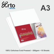 Arto Watercolor Paper A3-200 gsm - Cellulose