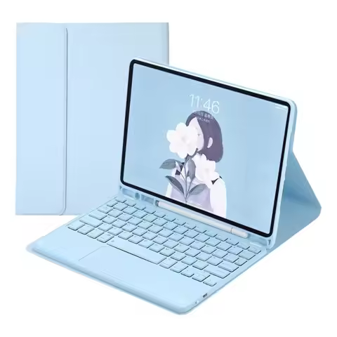 Smart Case For IPad Pro 11 M4 2024 Touchpad Keyboard Case Air 5 Air 4 10.9 Inch 10.2 7 8 9th Air 3 P