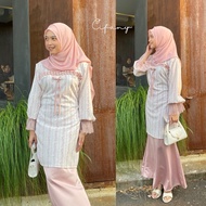 Sawda pink baju kurung by cifany - baju kurung malaysia - coquette - floral clothes - Eid clothes - 