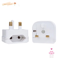EUCALYTUSMY Power Socket 2 Pin To 3Pin EU To UK Euro To UK Adapter