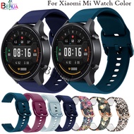 BEHUA WatchBand 22MM Strap For Xiaomi Mi Watch Color Silicone SmartWatch Wriststrap Bracelet Accessories For Amazfit GTR 2e belt