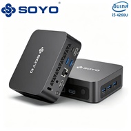 SoYo | SOYO มินิพีซี Y5 Air Intel i5 4260U CPU พร้อม RAM 8GB 128GB M.2 SSD มินิเดสก์ท็อปคอมพิวเตอร์จ