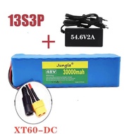 【รับประกัน 1 ปี】48v ไอออน 48v 30Ah 1000w 13S3P battery ไอออนสำหรับ 54.6v E-bike ไฟฟ้าจักรยานสกู๊ตเตอ