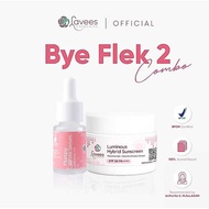 Lavees Cosmetics Bye Flek 2 Combo White Serum with Hybrid Sunscreen SPF 50 PA++++