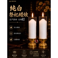 White Candles White Tomb Lights Thick White Tomb Candles Odorless Tomb Festival Use White Candles Us