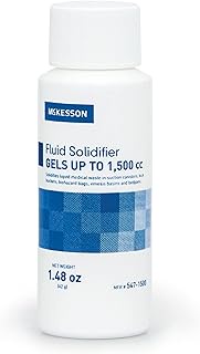 McKesson Fluid Solidifier for Bodily Fluids, Hospitals, Medical Use - Fast, Effective, Gels up to 15