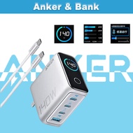 Anker GaN 140W Charger with Screen Display Fast Charger First Ai Windows Charger