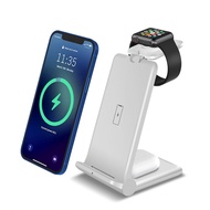 3 In 1 15W Qi Wireless Charger for Samsung S20 S10 Fast Charging Dock Pad For IPhone 12 11 XS XR 8 Airpods Pro Apple Watch 6 5 4