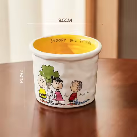 New Snoopy Cute Tableware Plate Yogurt Bowl Home Dinner Plate Noodle Bowl Personal Rice Bowl