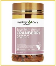 HEALTHY CARE 蔓越莓膠囊90粒 SUPER CRANBERRY 25000 90 CAPSULES