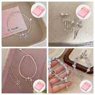 Bownot Jewelry Sets Ring Necklace Bracelet Proposal Gift Box Set Confession Gift Girlfriend Birthday