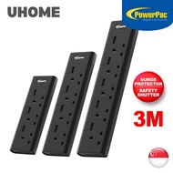 PowerPac Extension Cord, Extension Socket, Safety Mark 3 Meter 3 / 4 / 5 Way