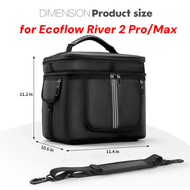 Carrying Case for Ecoflow River 2 Pro/Max Waterproof Storage Case for Ecoflow River 3/3 Plus for Eco