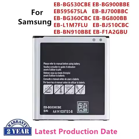 Brand New Battery For Samsung Galaxy S3 S5 S4 J7 J5 A7 A5 A3 Note 1/2/3 Note 4 Grand Prime J3 S7560 