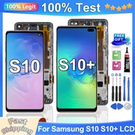 For Samsung Galaxy S10 S10+ G975F G770 G975U G975W LCD With Frame Display Touch Screen Replacement