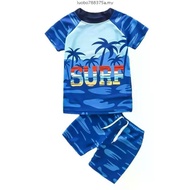 Kids Swimsuit Boy Baby Shark Swimming Suit 2 Piece Swimsuit | Kanak Baju Renang Budak Jerung Lelaki