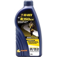 1.2L Original Hirev Hi-rev F150  Rs150 RSX  Engine Oil Minyak Hitam 1.2Litre FULLY SEMI SYNTHETIC 10