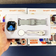 Smart Watch สมาร์ทวอทช์ S9 Ultra 2.01 inch smartwatch Heart Rate Bluetooth Call Watch Wireless Charging GPS Smart Watch Men watch