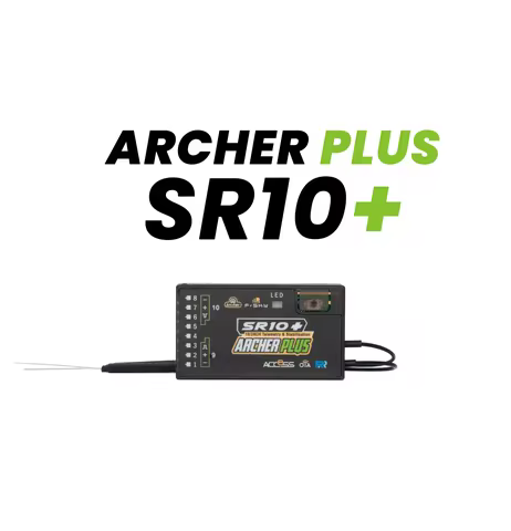 FrSky ARCHER PLUS SR10+ Receiver With ACCESS & ACCST D16 Dodes Compatible with X20 X18 XE X9DP X7 X9