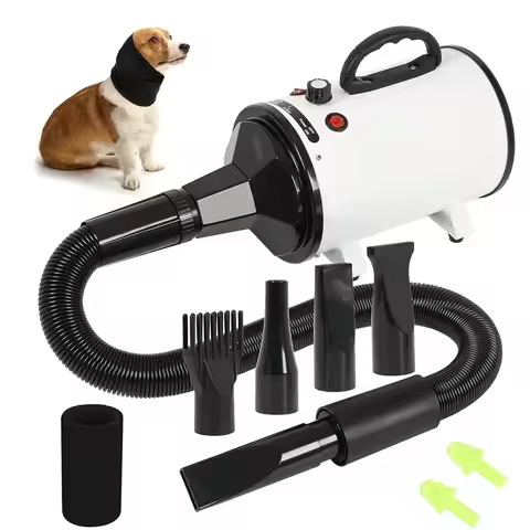 2800W Hair Dryer for Dogs Pet Grooming Blower Warm Wind Secador Fast Silent Pet Dryer Drying Machine