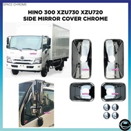 HINO 300 XZU720 XZU730 COVER SIDE MIRROR CHROME 1SET HINO300 ACCESSORIES CHROME PARTS