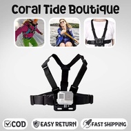 GoPro Chest Strap Mount Adjustable Body Harness for Action Camera Hero 12 11 10 9 POV Recording
