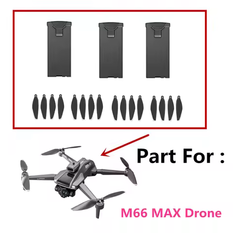 M66 MAX Drone Original Accessories / Propeller Maple Leaf / For M66 MAX Drone Parts M66 MAX Battery 