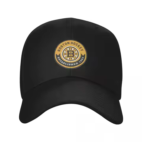 Boston Bruins Hockey Club Baseball Cap birthday Trucker Cap Horse Hat Wild Ball Hat Male Women's