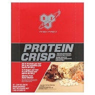 BSN, Protein Crisp, Protein Packed Bar, Salted Toffee Pretzel, 12 Bars, 1.94 oz (55 g) Each