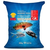 Pelet Megami repack 1kg pelet tenggelam pakan ikan koki mas komet kerapu kakap predator