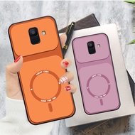 Samsung A6 2018 / A6 Plus case with luckycase circle print Phone Case