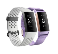 fitbit - [2色可選] Charge 3 進階版 薰衣草紫 Special Edition 智慧手錶 運動健康 手環│心率/血氧追蹤、生理期追蹤、手機通知 、睡眠監察、Fitbit Pay