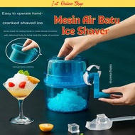 Hand Cranked Ice Shaver Mesin Air Batu Ice Shaver Manual Mesin Ais Kacang Snow Cones Machine Ice Ble