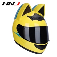 HNJ Motorcycle Helmet Lens Original F939 Helmet Anti Fog Lens Transparent Gold Color Motorcycle Viso