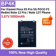 BP4K Replaceable Battery 3.87V 5000mAh High Quality For Xiaomi Poco X5 Pro 5G POCO F5 Redmi Note 12 