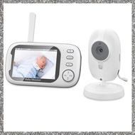 (GJFZ) 3.5 Inch Baby Vision Temperature Monitoring 2 Way Audio Talk Baby Camera US-Plug