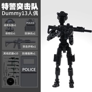lucky 13 action figure t13 action figure Super Handsome Multi-Joint Action Figure SWAT Police 3d Pri
