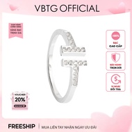 VBTG women's silver ring with letter H - High quality silver ring VBTG8095.H H