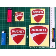 Ducati Logo Sticker Cutting Overlapping Reflective #ducati #logo