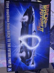 《回到未來第2集》時光機（DeLorean）1/24比例組裝模型（Movie Mecha Series No.BT-02）