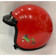 HELMET KIDS / HELMET CHILDREN / BUDAK NS88 KIDS (BLACK) SIRIM