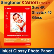 [Original] Canon Inkjet Glossy Photo Paper Value Set 40 sheets and 100 sheets GP-508  4R size 4  X 6