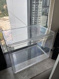 透明展票儲物盒 掀蓋式 （可展示包包或玩具模型） 油塘 或 銅鑼灣取 $ 68