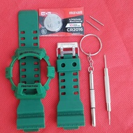MATTE GREEN G8900 G-8900 GLS8900 GLS-8900 GR8900 GR-8900 STRAP AND BEZEL REPLACEMENT SET